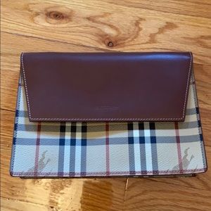 Authentic Burberry Clutch- Wristlet -